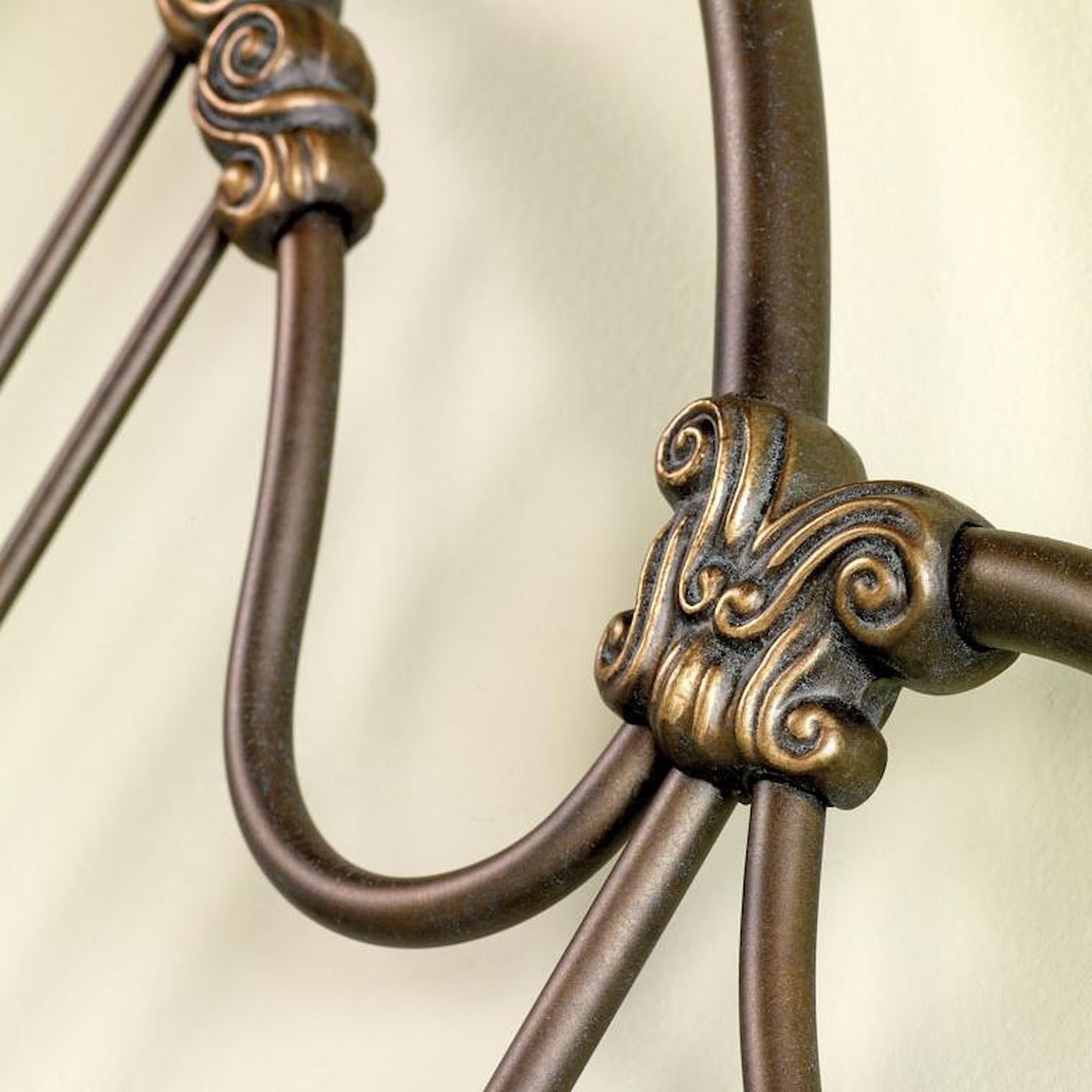 Wesley Allen Iron Beds HOFRP7035Q Queen Marlow Headboard and Open